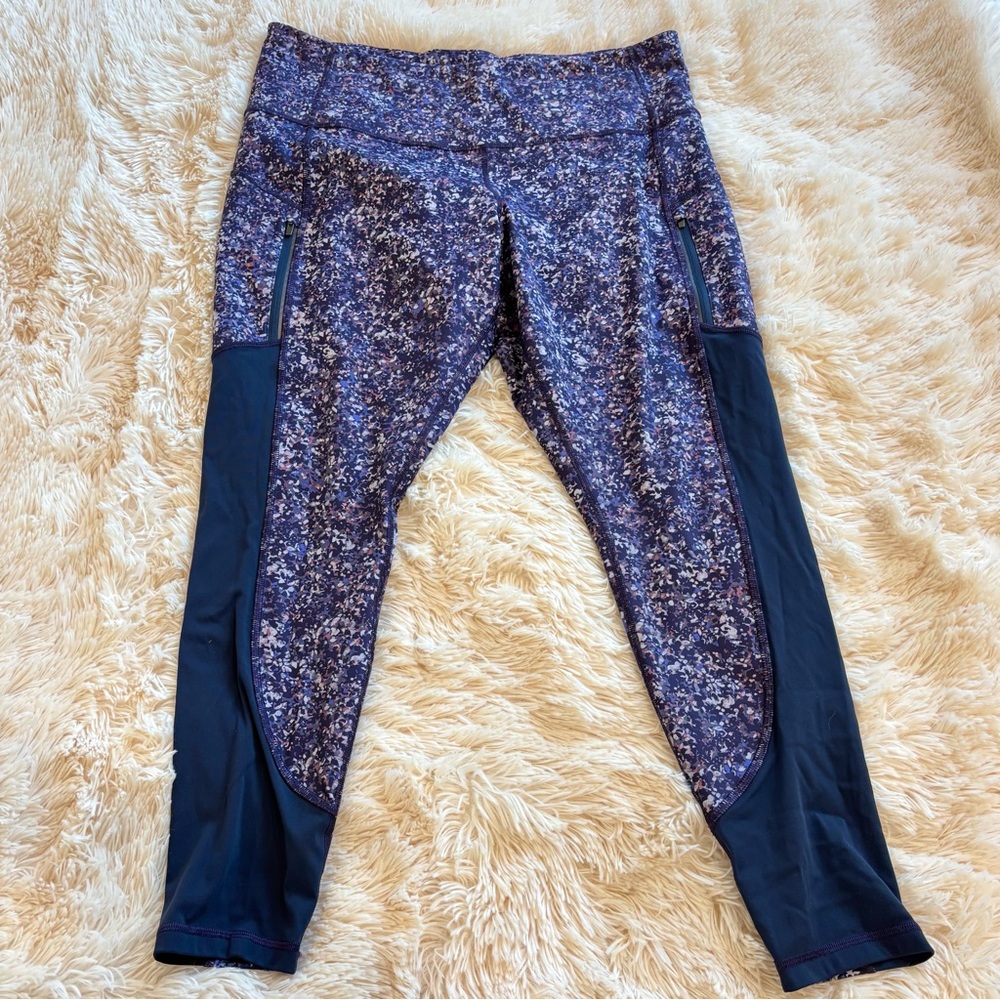 Athleta Rainier Printed Mesh Tight Athletic Leggings size 2X - Picture 5 of 10